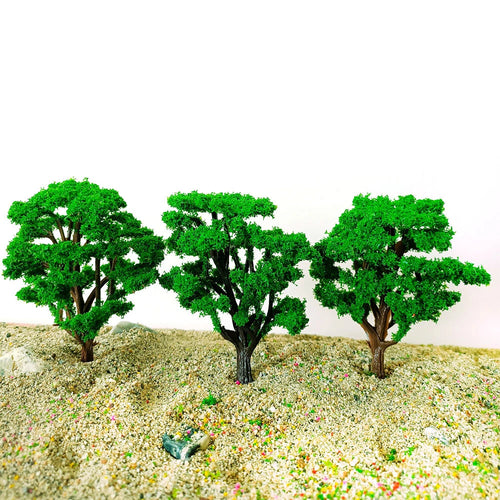 10Pcs 3.93" Tree Model for Garden Park Railroads Scenery Layout