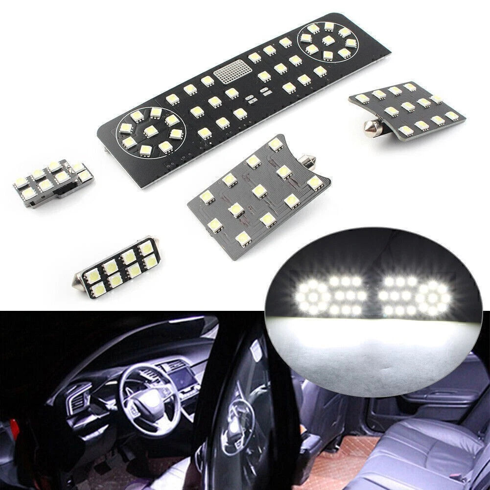 White LED Interior Lights Package for Volkswagen Tiguan (2009–2023)