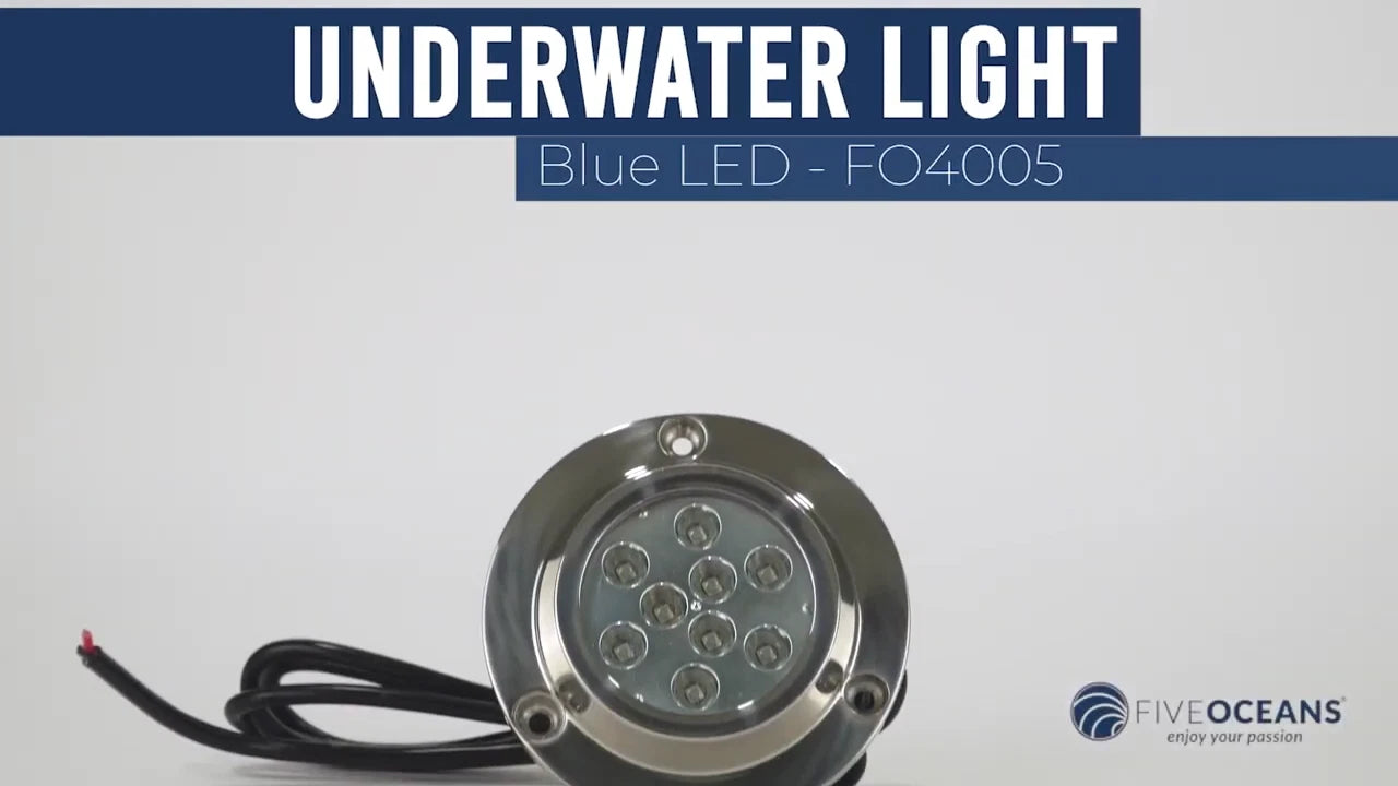 LED Transom Lights for Boat 12V (2-Pack) - High Power Blue