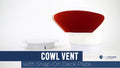 2X 3-Inch Cowl Vent with Snap-On Deck Plate for
