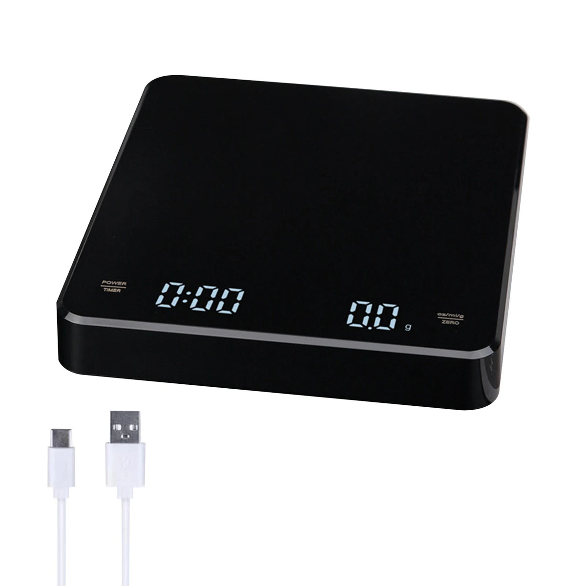 Digital Coffee Scale Tool with Timer and LCD Display for All Models