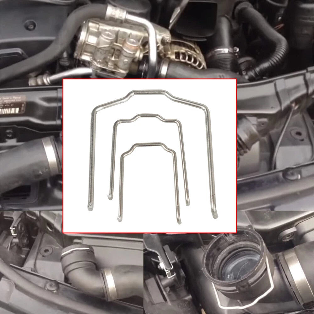 3Pcs Radiator Hose Clips for BMW E39 E38 E60 E90 X5 E46 325i 328i M3 540i 745Li
