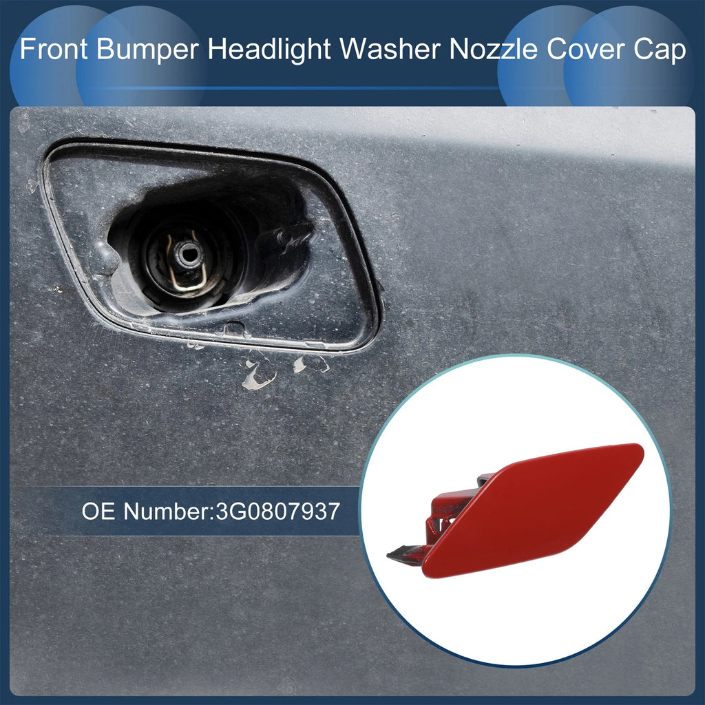 Front Left Washer Nozzle Cover Cap Replacement for Volkswagen Passat B8 (2015–2022)