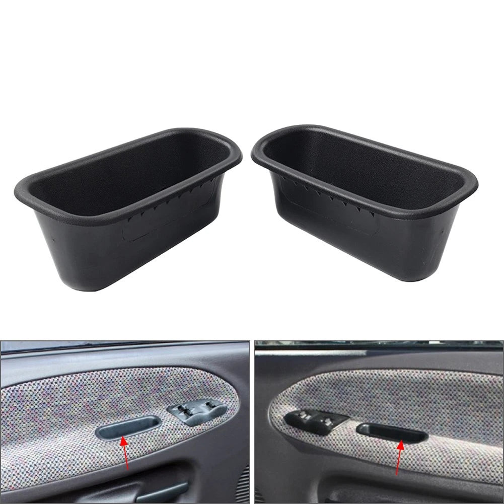 1 Pair Front Door Pull Handle Cup 4741405 for Dodge Ram 1500 2500 3500 (2002–2010)