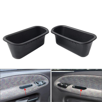 1 Pair Front Door Pull Handle Cup 4741405 for Dodge Ram 1500 2500 3500 (2002–2010)