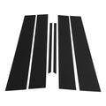 6 Pcs Pillar Window Trim Replacement for Chevy Equinox (2010–2017) Black