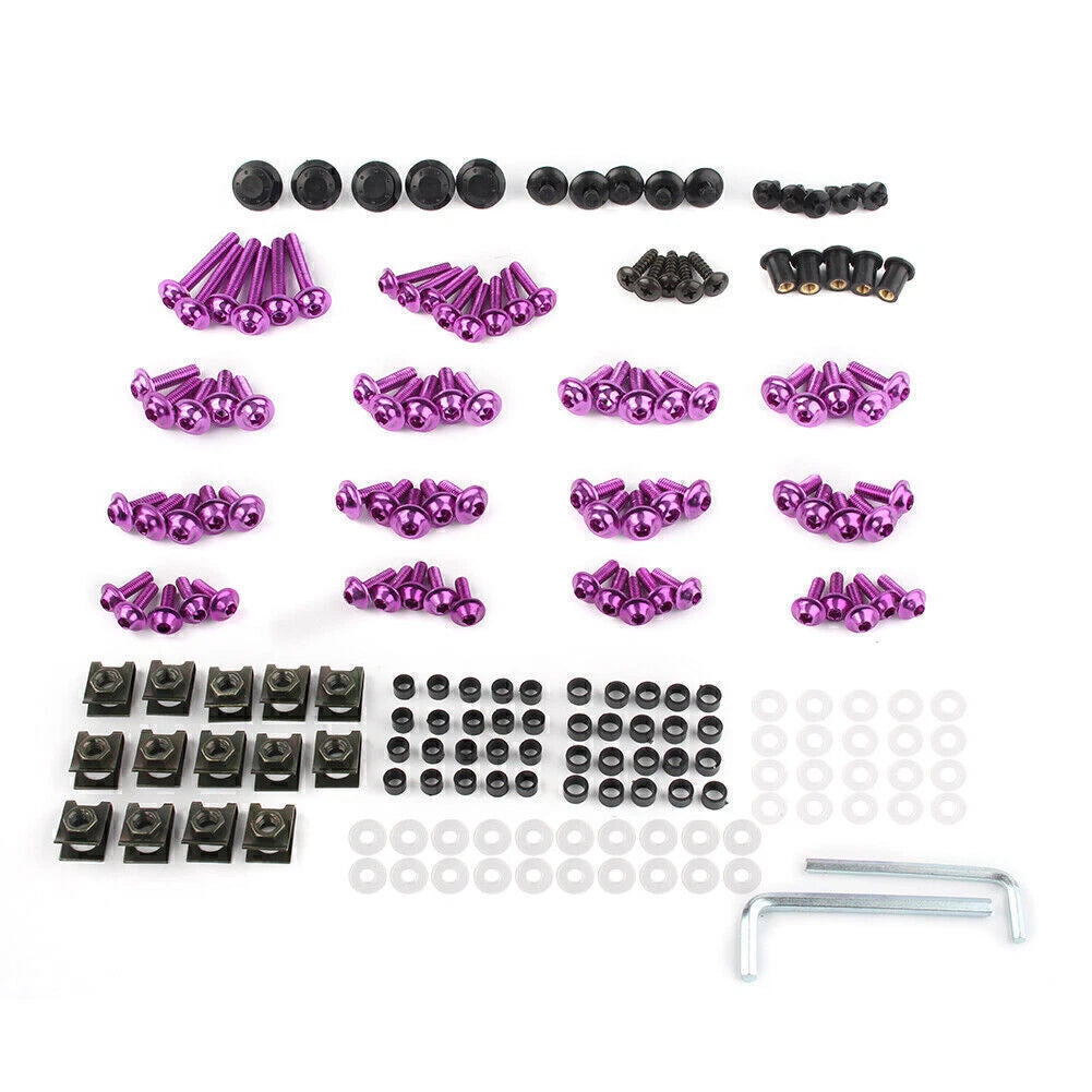 Fairing Bolt Body Screws Nuts Set for Honda CBR250R CBR300R CBR650 (2011–2020)