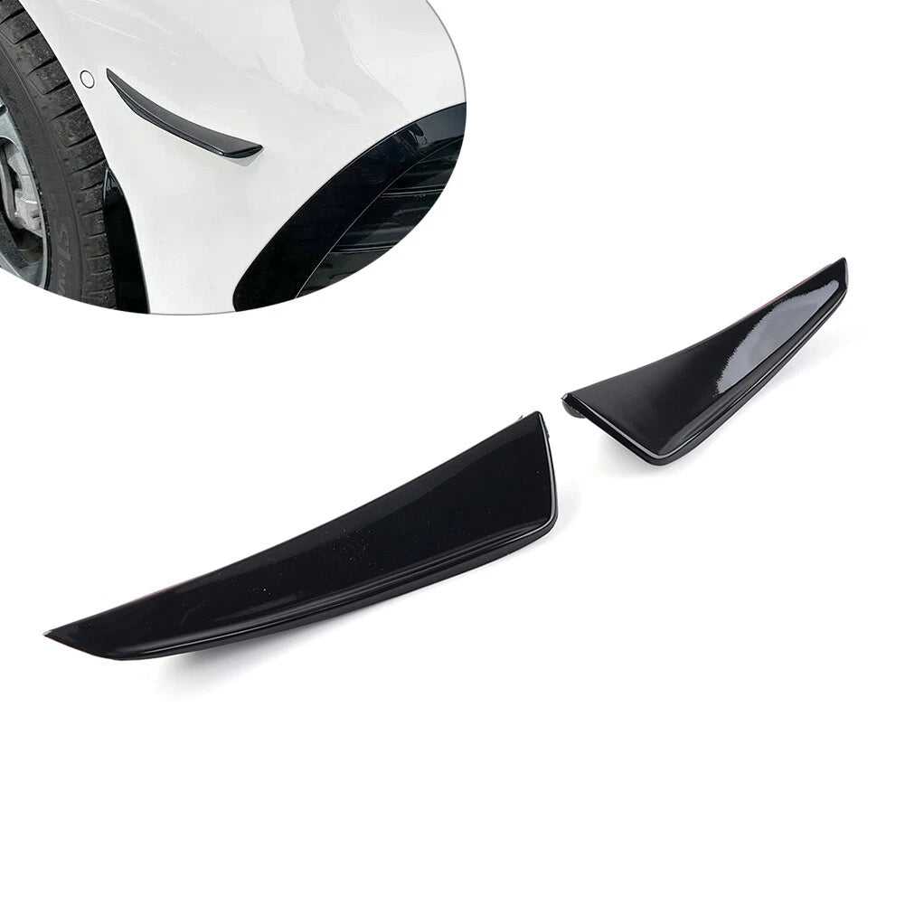 2Pcs Front Bumper Side Spoiler for Benz A Class W177 A180 A200 (2023–2024)
