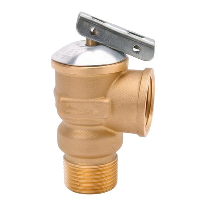 3/4 NPT Brass Safety Relief Valve 150 PSI for Hot Water Systems