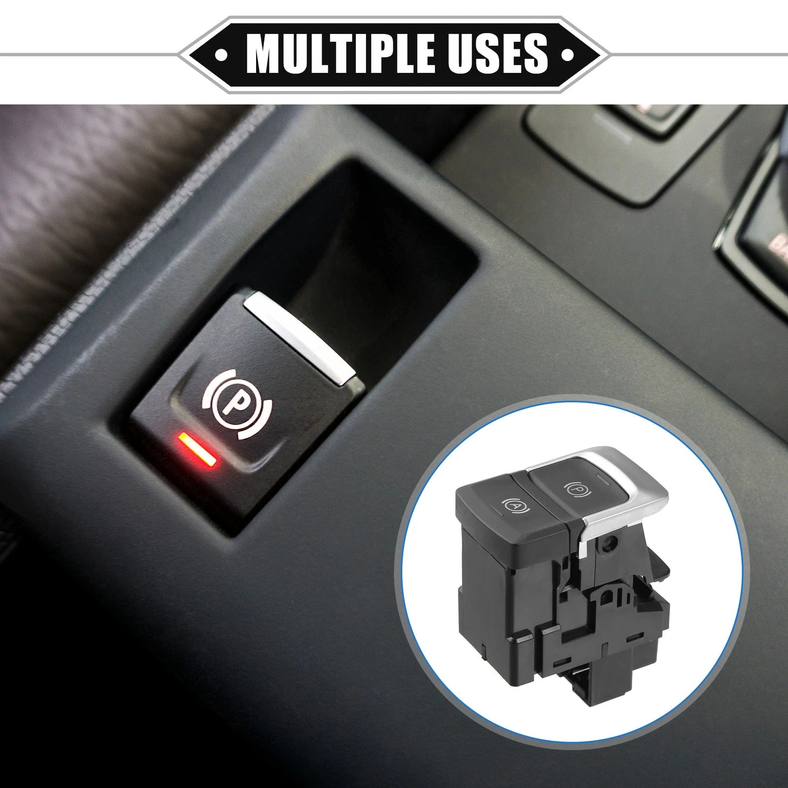 Front Electric Parking Brake Control Switch for Audi Q3 (2015–2017) ABS