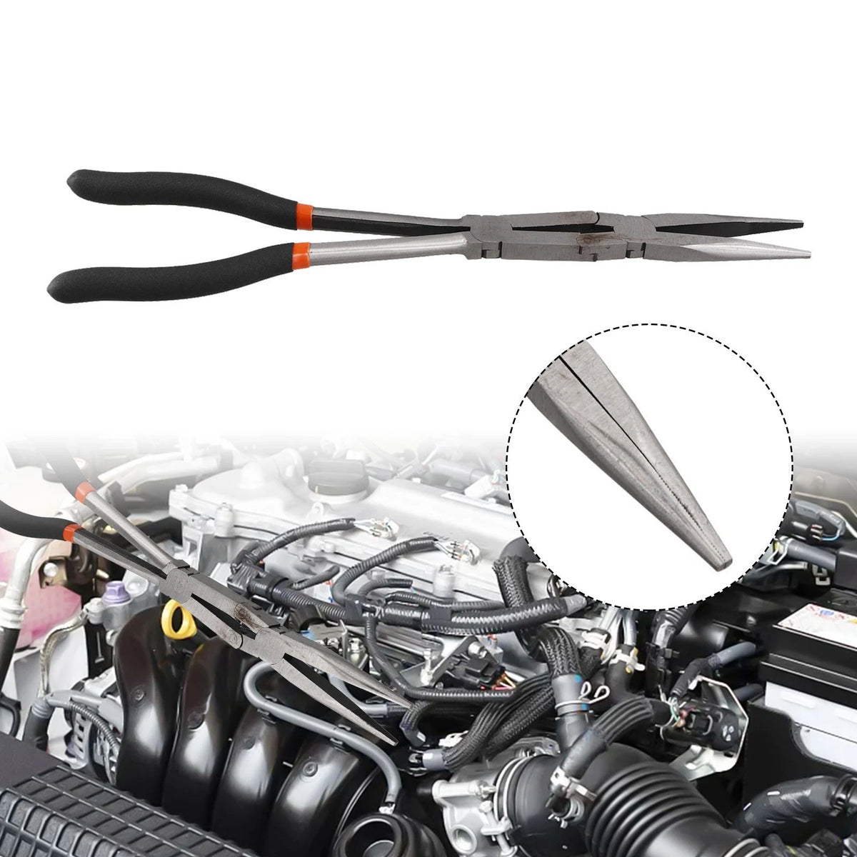 13 Inch Long Nose Pliers for Enhanced Grip and Control