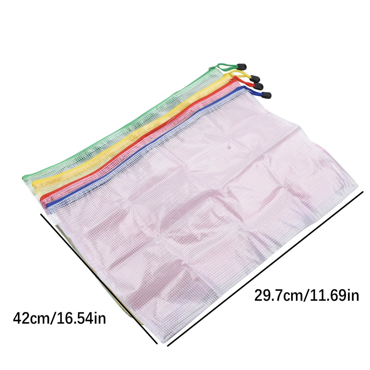 Plastic Zippy Bags for A3 Document Storage (File Protection)