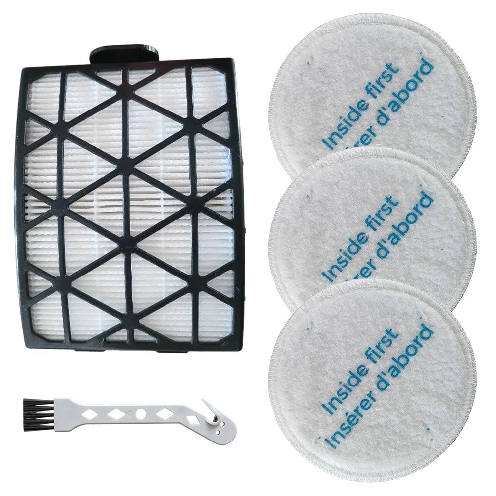 Hepa Filter Set for Eureka NEU652 NEU651PL (Upright Vacuum Cleaner)