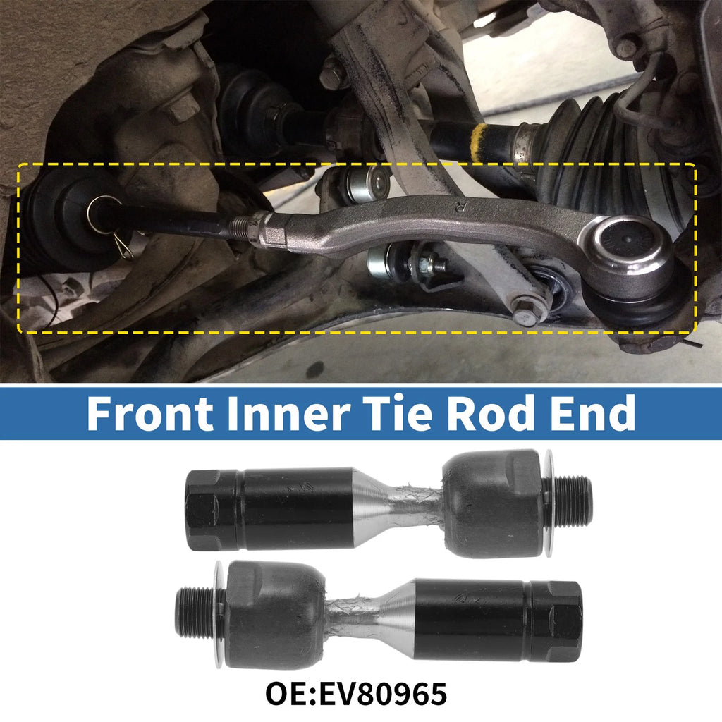 2 Pc Front Inner Tie Rod End Links Replacement for Isuzu Ascender (2003–2008)