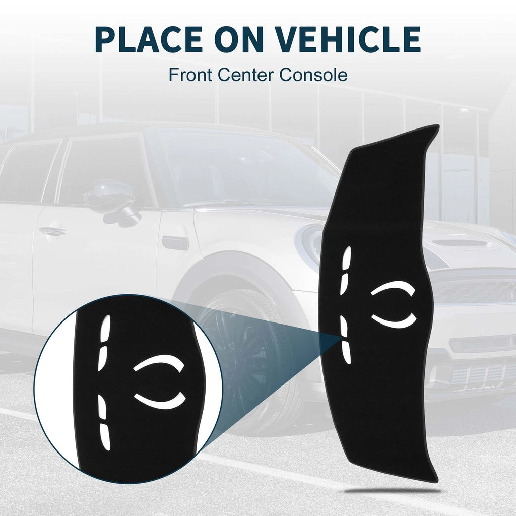 Dashboard Dash Cover Mat Replacement for BMW Mini Cooper (MINI) F55 F56 2014-2024 Black