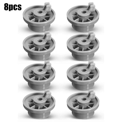 8X Plastic Rollers for Bosch Neff Dishwasher Lower Basket