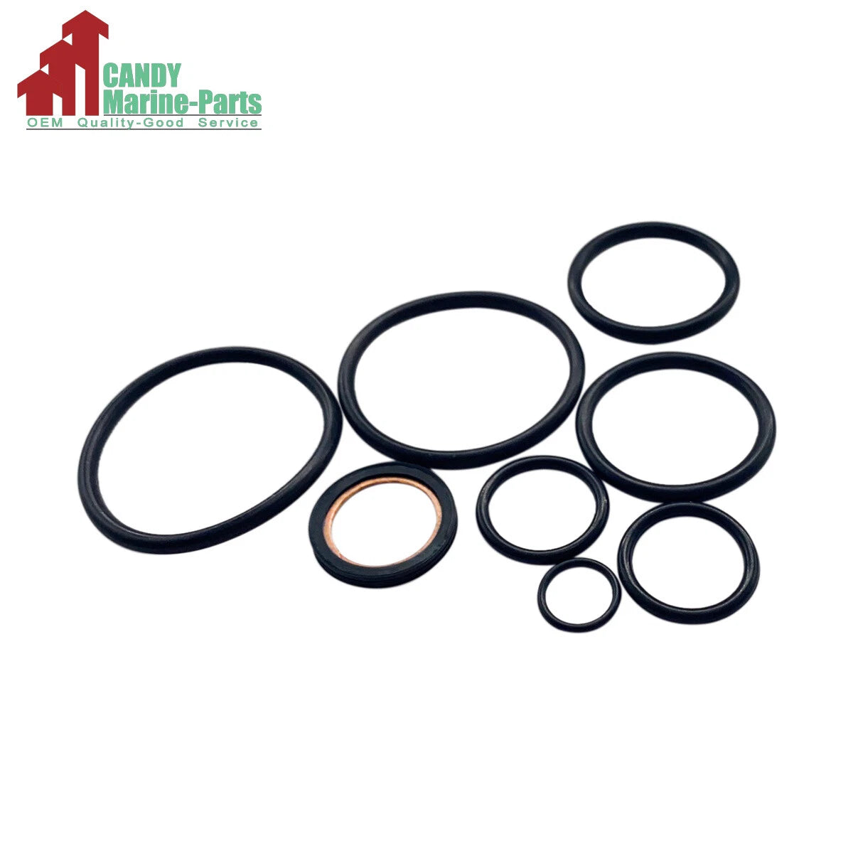 Power Trim Cylinder Seal Rebuild Kit for MerCruiser Alpha Bravo (25-87400A2)