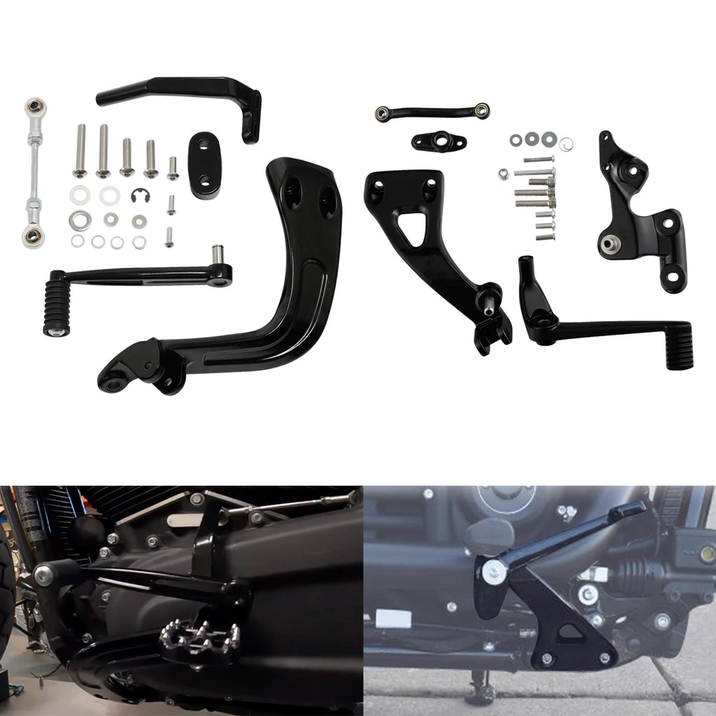 Mid Controls Shift & Brake Side Kit for Harley Sport Glide Fat Bob (2018–2024)