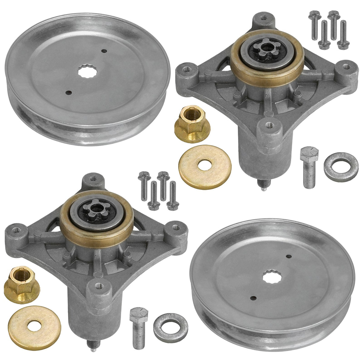 Spindle Assembly with Pulley Replacement for Husqvarna GTH26V54 (2014–2019)