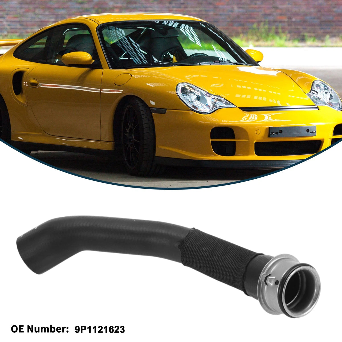Radiator Hose No.9P1121623 for Porsche 718 Boxster (2017–2024)