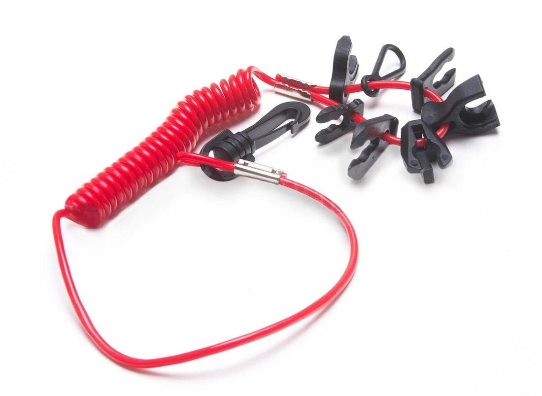 Universal Boat Ignition Safety Kill Switch Tether Lanyard Key - 7 Keys