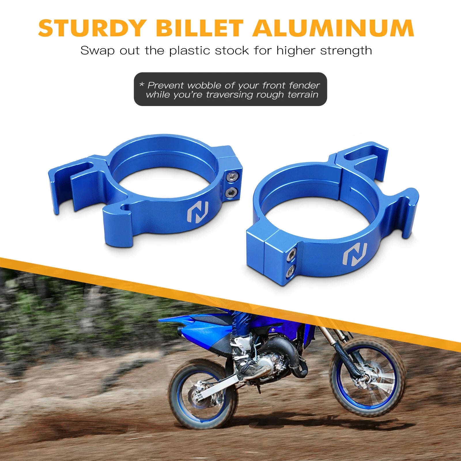 Front Fork Protector Guide Holder Clamp for Yamaha YZ85 YZ80 (1993–2018)
