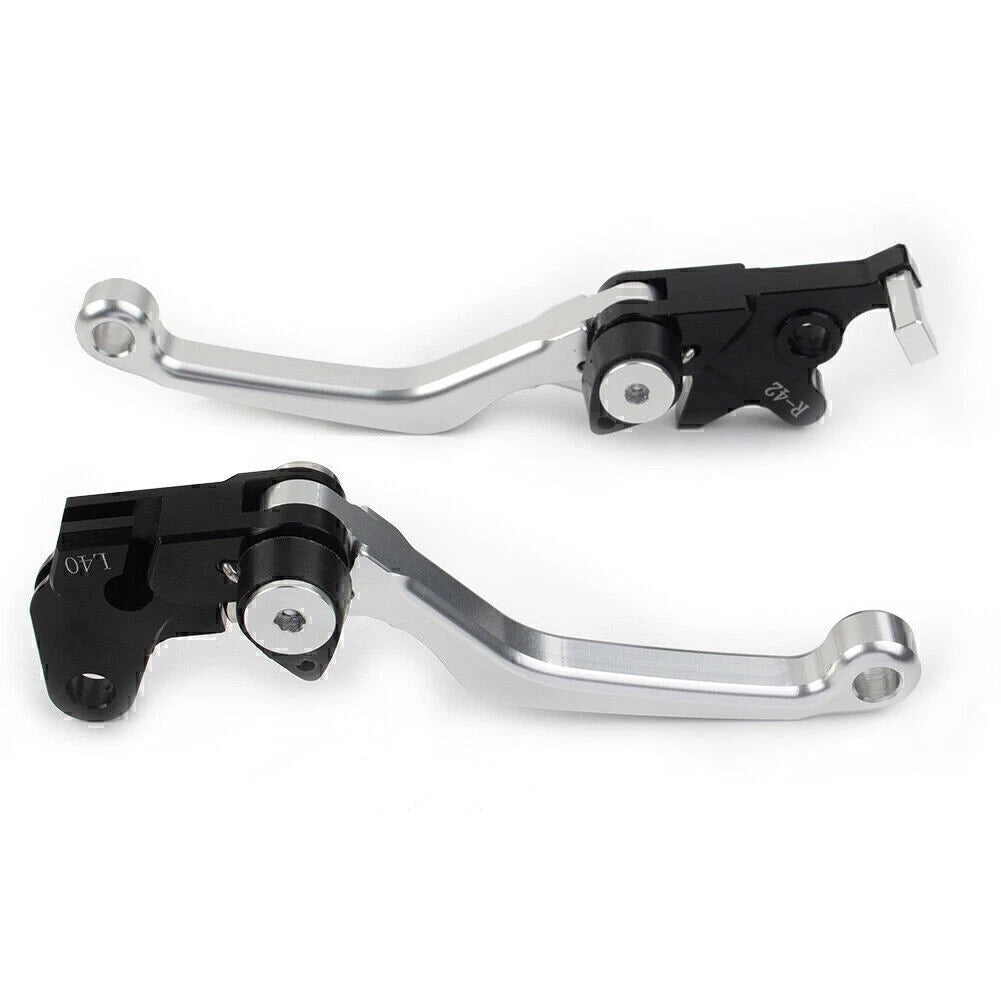 CNC Pivot Clutch Brake Levers for Suzuki DRZ400S DRZ400SM DRZ400E (2000–2022) SILVER