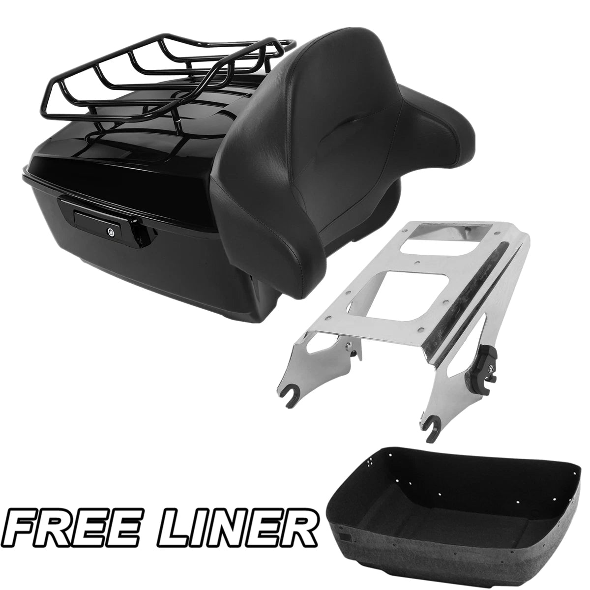 Trunk Pad Mount Rack for Harley Street Road Glide (2009–2013)