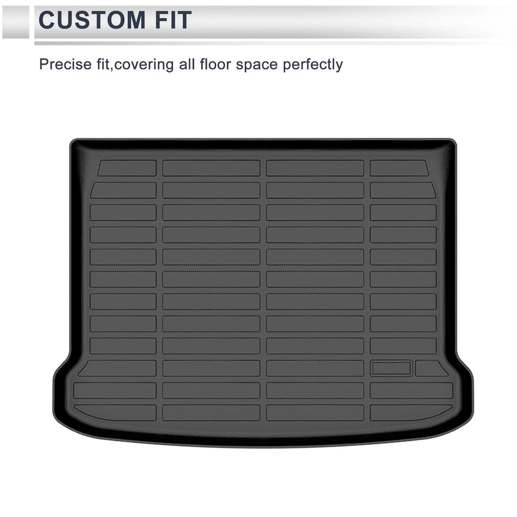 Cargo Liner Rear Trunk Mat TPE Long Grid Pattern for Mazda 3 Hatchback (2019–2025)