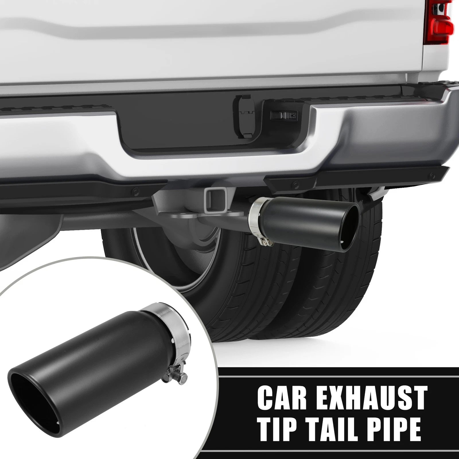Exhaust Tip Tailpipe Replacement Inlet 2.8 Inch for Toyota Tacoma (2005–)