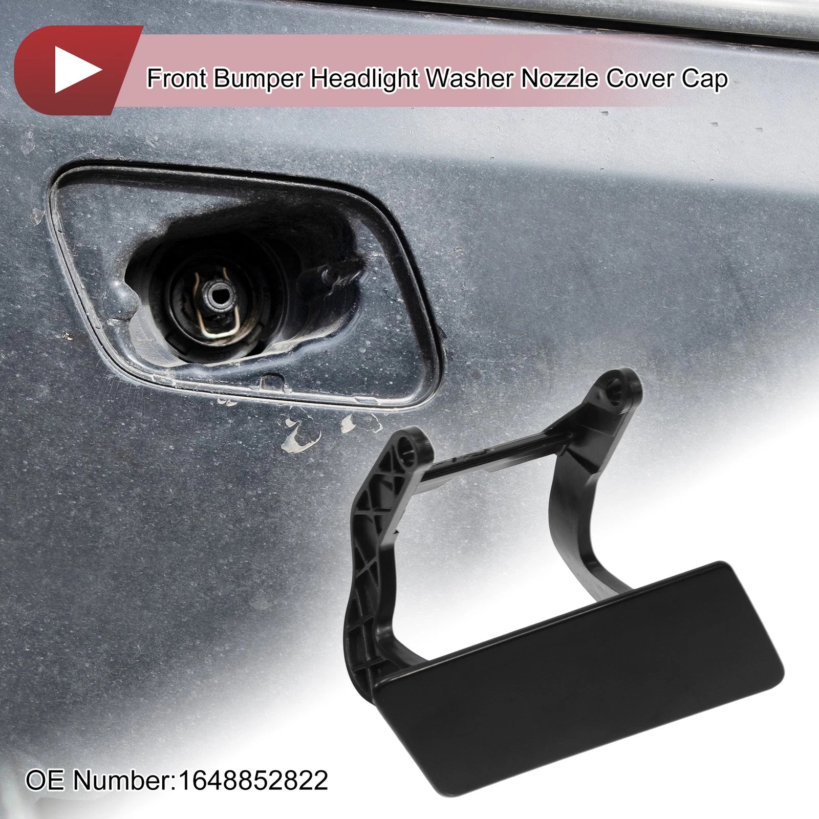 Front Right Washer Nozzle Cover Cap Replacement for Mercedes-Benz GL450 (2007–2012)