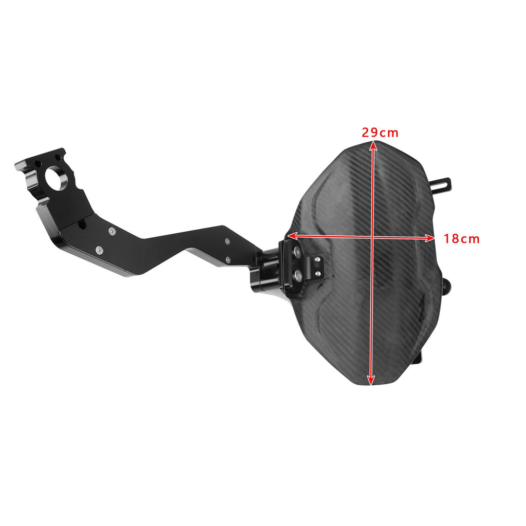 Real Carbon Fiber Rear Fender Bracket LED for Honda CBR650R CB650R (2024–2025)