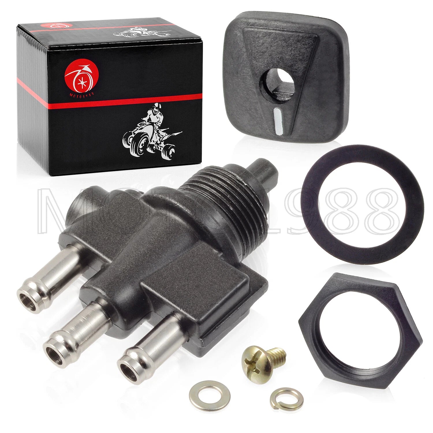 Fuel Cock Valve Petcock & Lever Nut for Yamaha WaveRunner GP1200 GP800R (1996–2004)