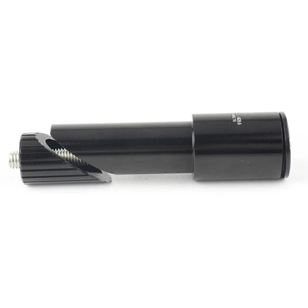 Black Adapter Bike Conversion Rod 1”22.2mm to 28.6mm for A-Head Stems