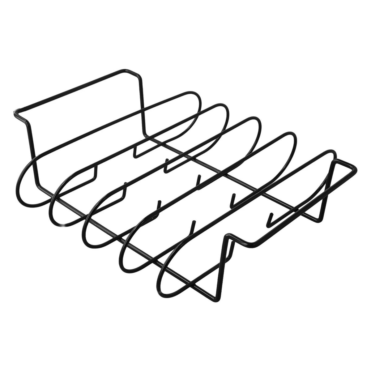 Heavy Duty BBQ Rib Rack for Grill (Stainless Steel)