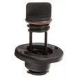 2X Retained Screw Type Nylon Drain Plug for Boats (Fits 1 Inch Hole)