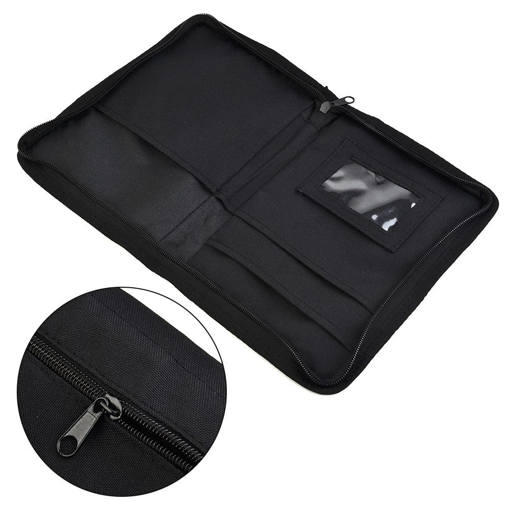 Multi-pocket Portable File Storage Bag for Universal Use (24x18x2cm)
