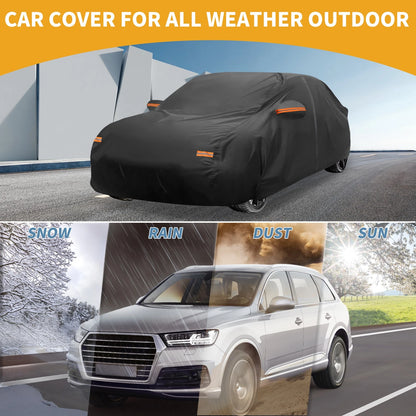 Car Cover Waterproof All Weather with Zipper for Lexus LC Black (2018–2024)