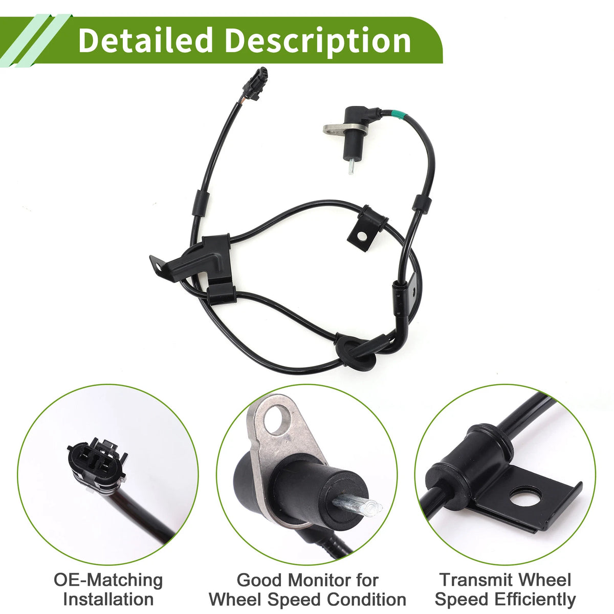 ABS Wheel Speed Sensor No. 9568529600 for Hyundai Elantra (1996–1998)