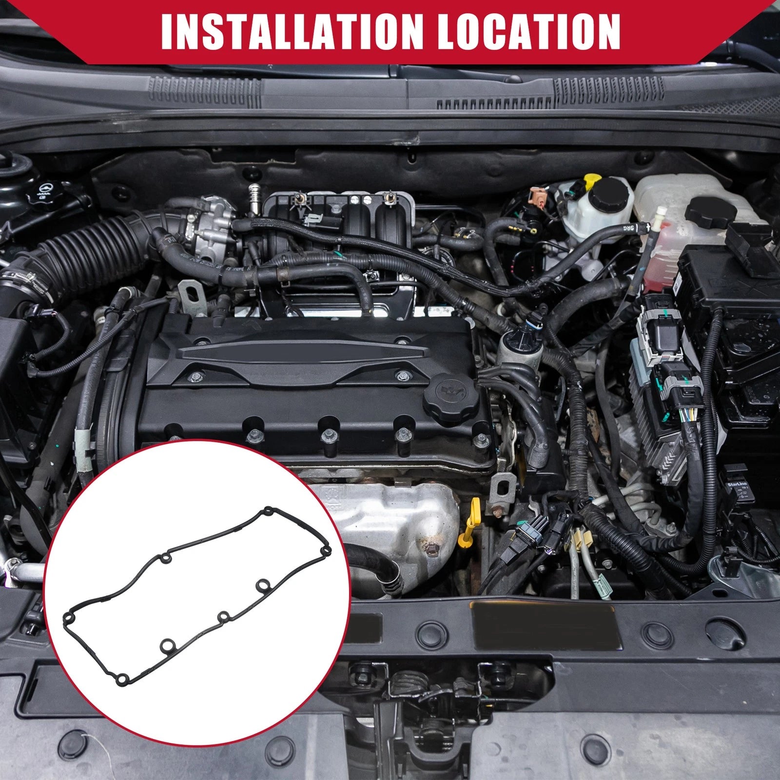 Cylinder Head Valve Cover Gaskets for Volkswagen Passat (2012–2014)