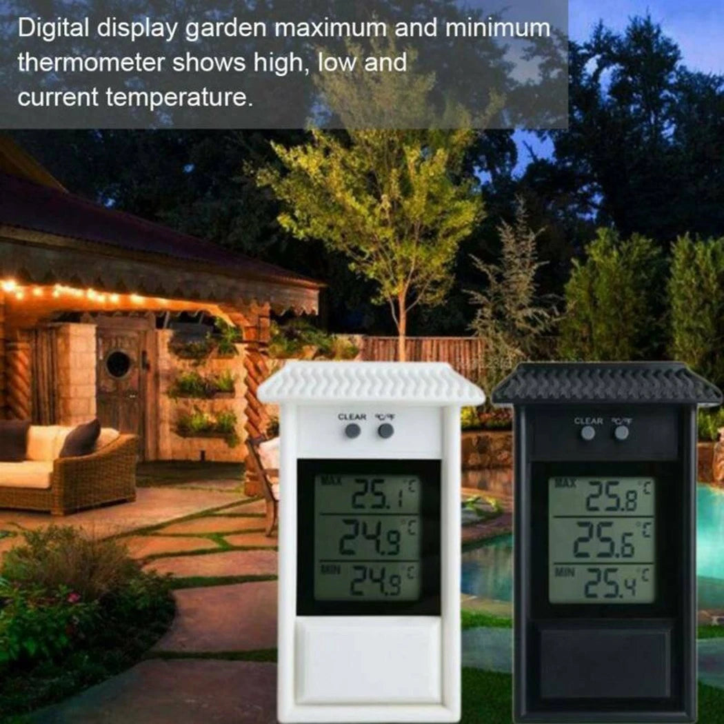 Digital Thermometer Humidity Meter for Greenhouse Hydroponics (US)