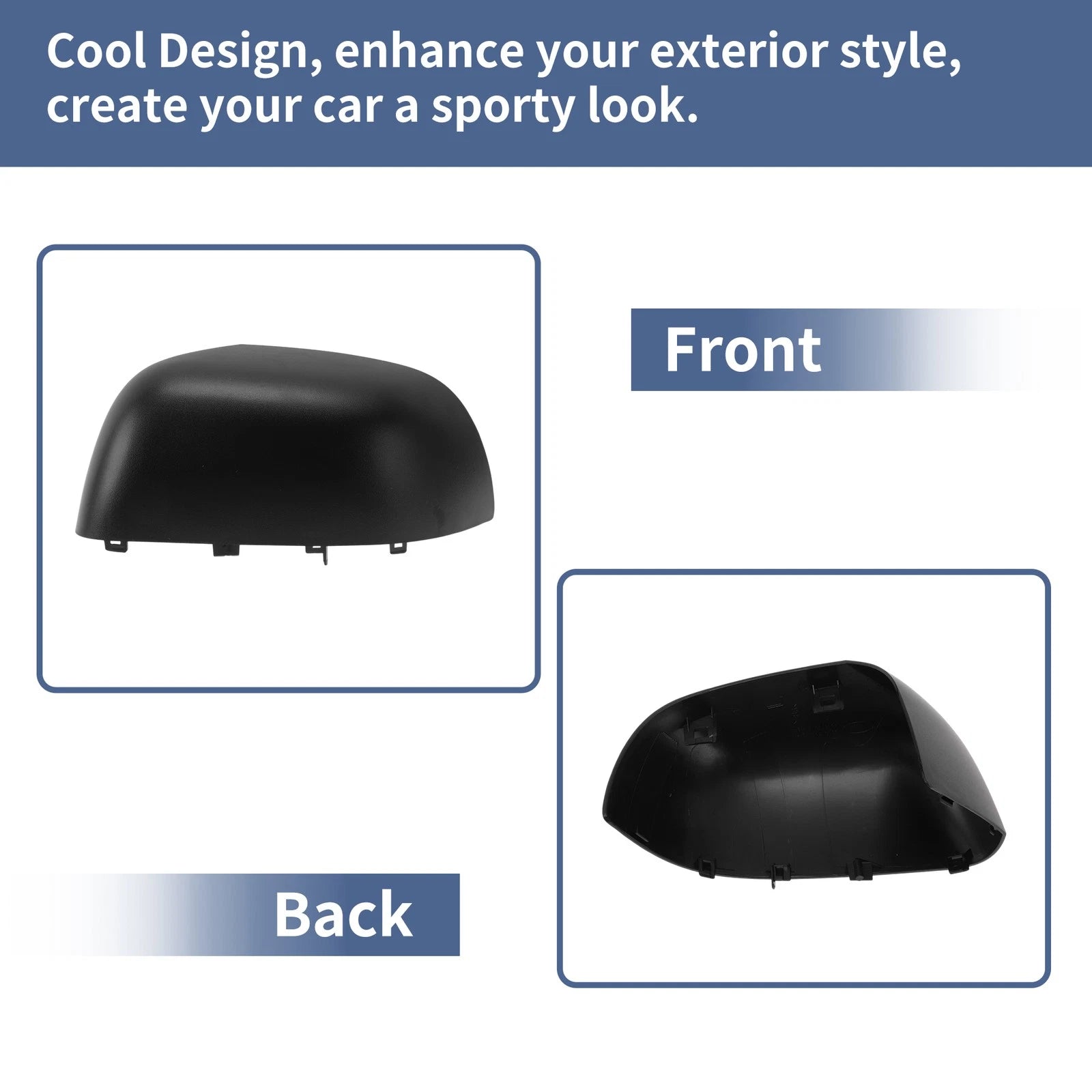 Left Passenger Side Mirror Cover Cap for Nissan Leaf (2010–2012)