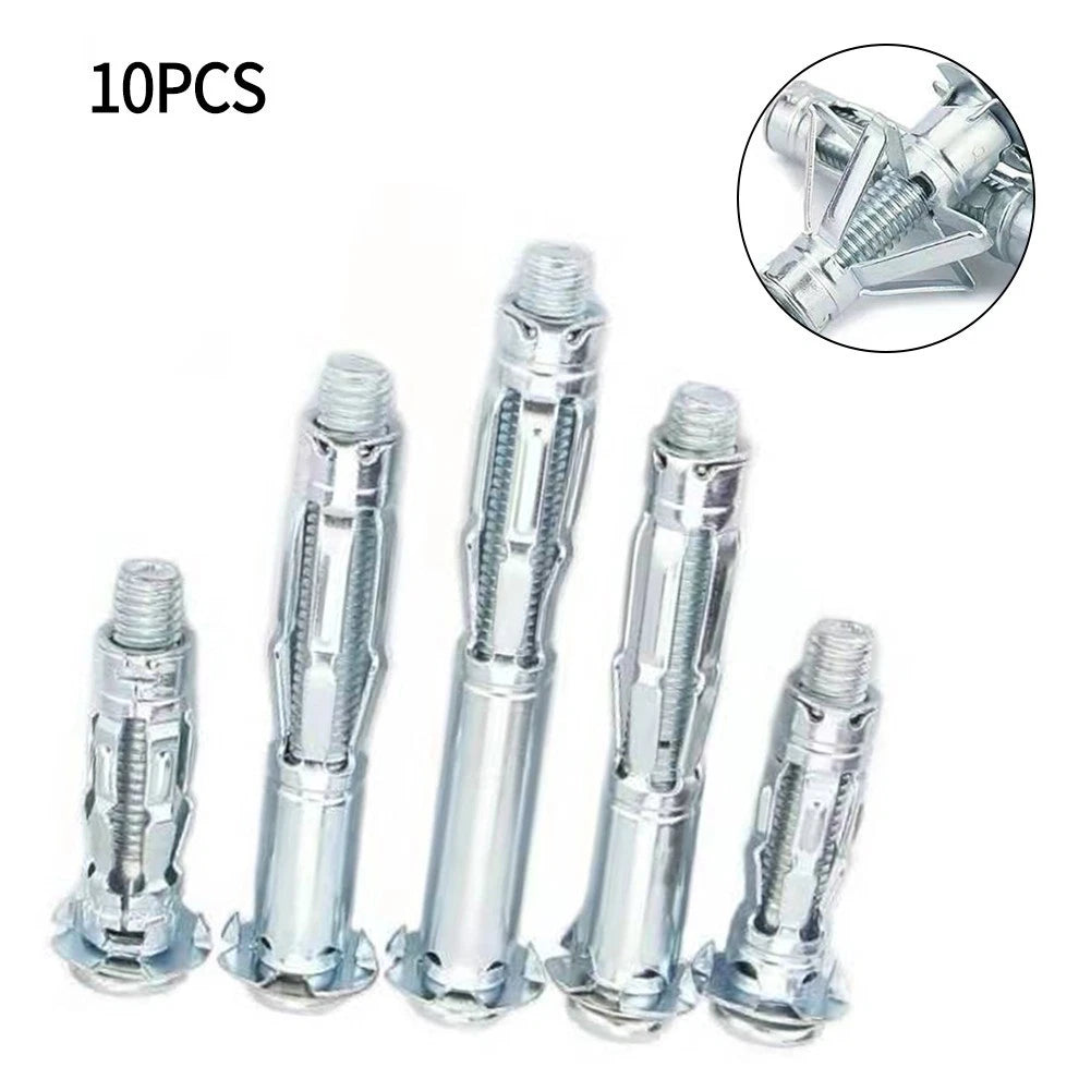 10 Pcs Heavy Duty Cavity Wall Anchors for Outdoor Use