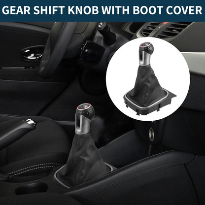 5 Speed Gear Shift Knob with Cover for VW Golf 6 MK6 GTI (2009–2013)