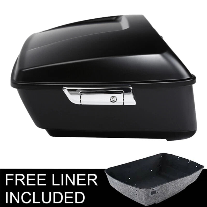Matte Black King Trunk for Harley Touring Road Glide (2009–2013)