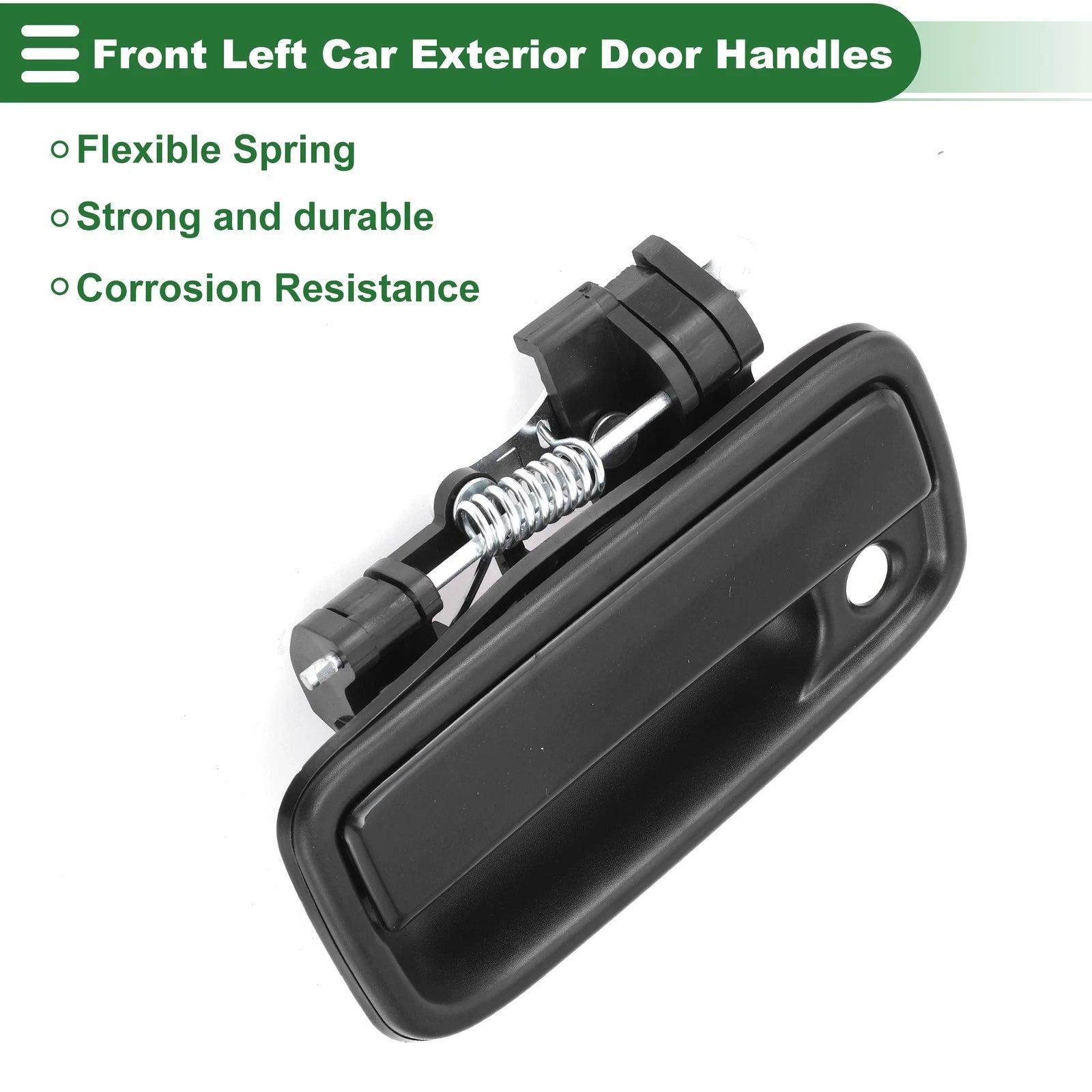 Front Left Exterior Door Handle Replacement for Toyota Tacoma (2005–2015)