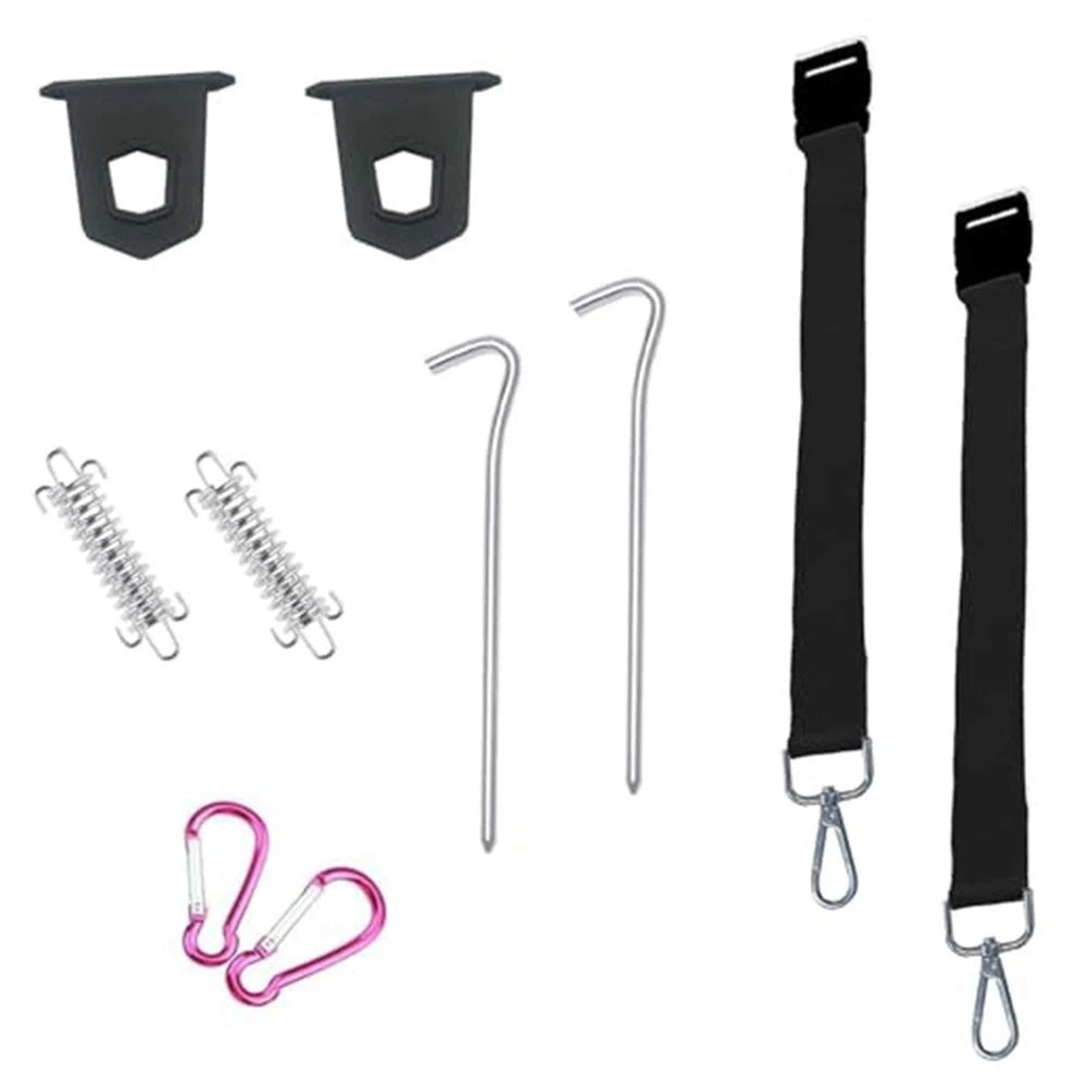 Awning Fixing Kit for Outdoor Activities (Adjustable Straps, Lightweight)