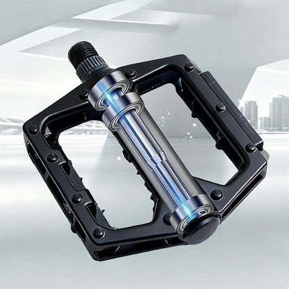 Triple Bearing Bicycle Pedals for Tread Reflective Side