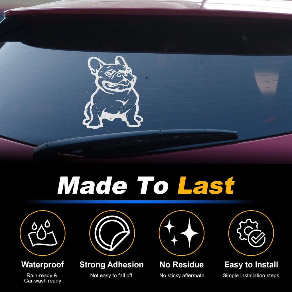 Reflective Bumper Decal for - Bulldog Design