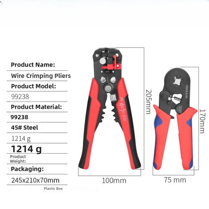 Ratcheting Crimping Pliers for Automotive Wire Terminals